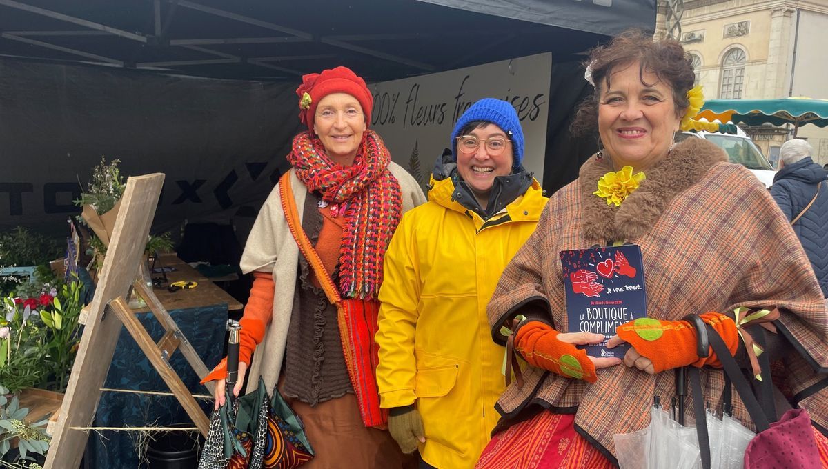 Chalon-sur-Saône : des compliments pour illuminer le quotidien des habitants