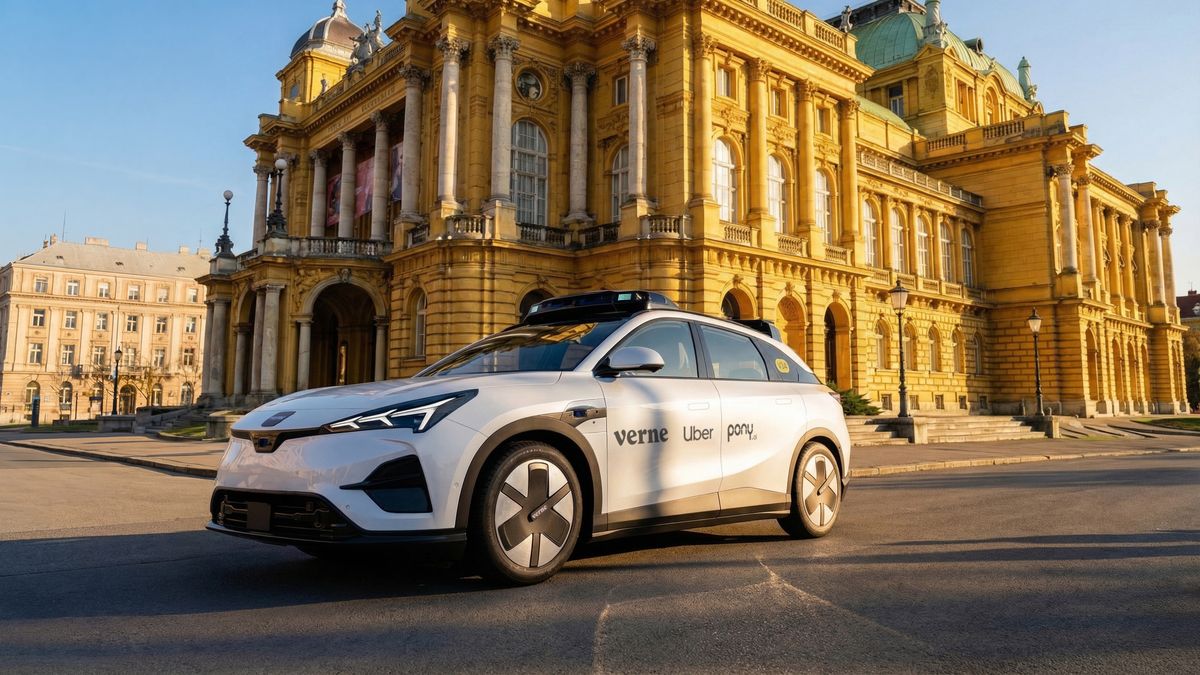 Zagreb, pionnière des robotaxis autonomes en Europe