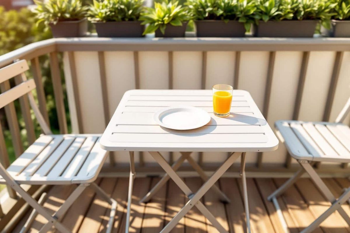 Aménager son balcon : le coin repas intelligent pour tout l'été