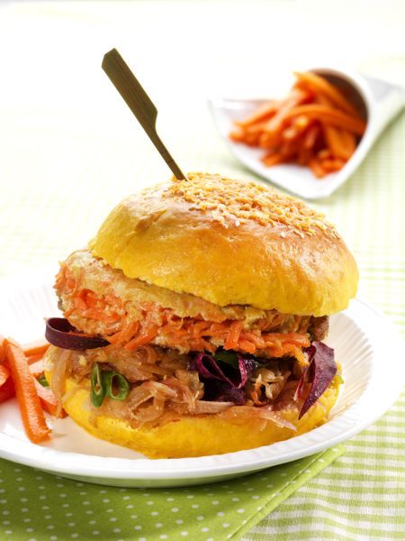La recette surprenante du burger 100% carotte de Ruben Sarfati