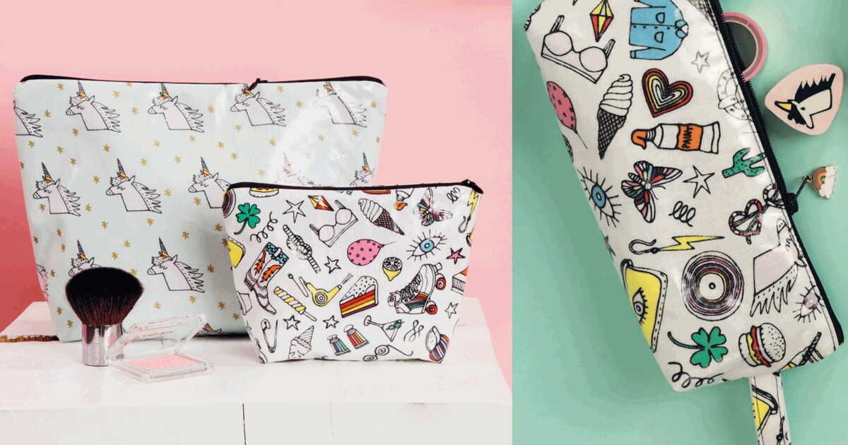 Les trousses à coudre en tissu enduit