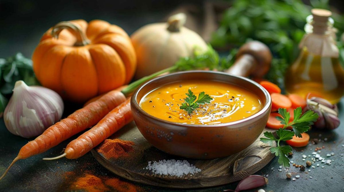 Une douceur d'automne : le velouté de potiron et carottes