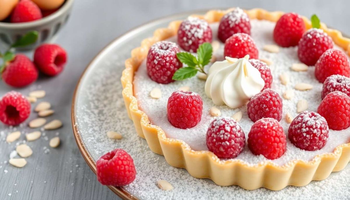 la tarte aux framboises surgelées : un délice facile à réaliser