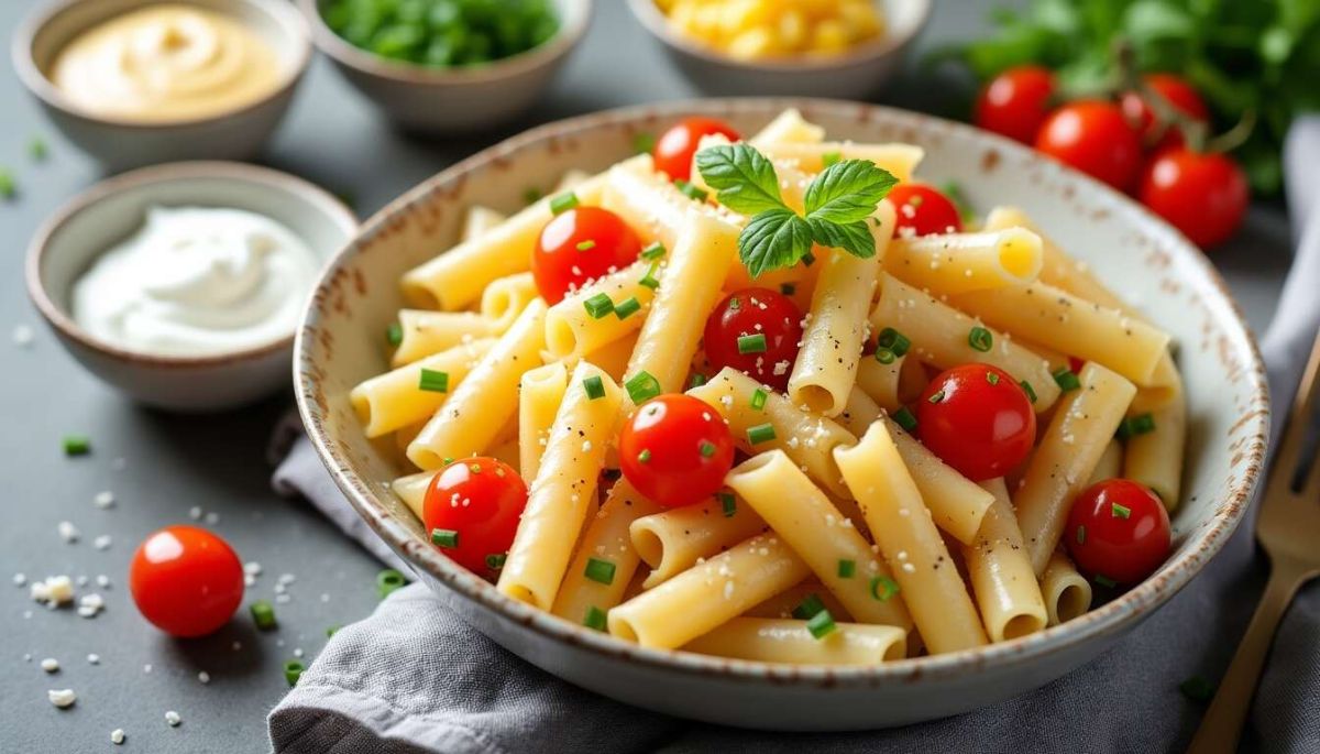 Une salade de pâtes au surimi rapide pour régaler vos repas