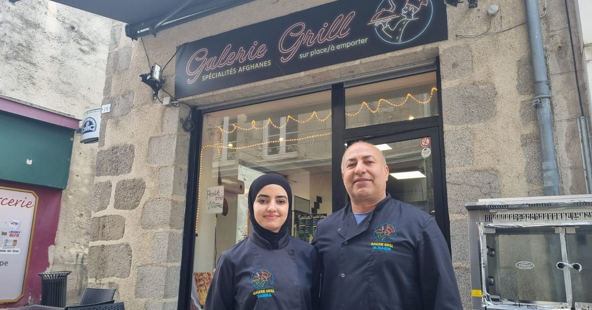 Un père et sa fille partagent la cuisine afghane à Guéret