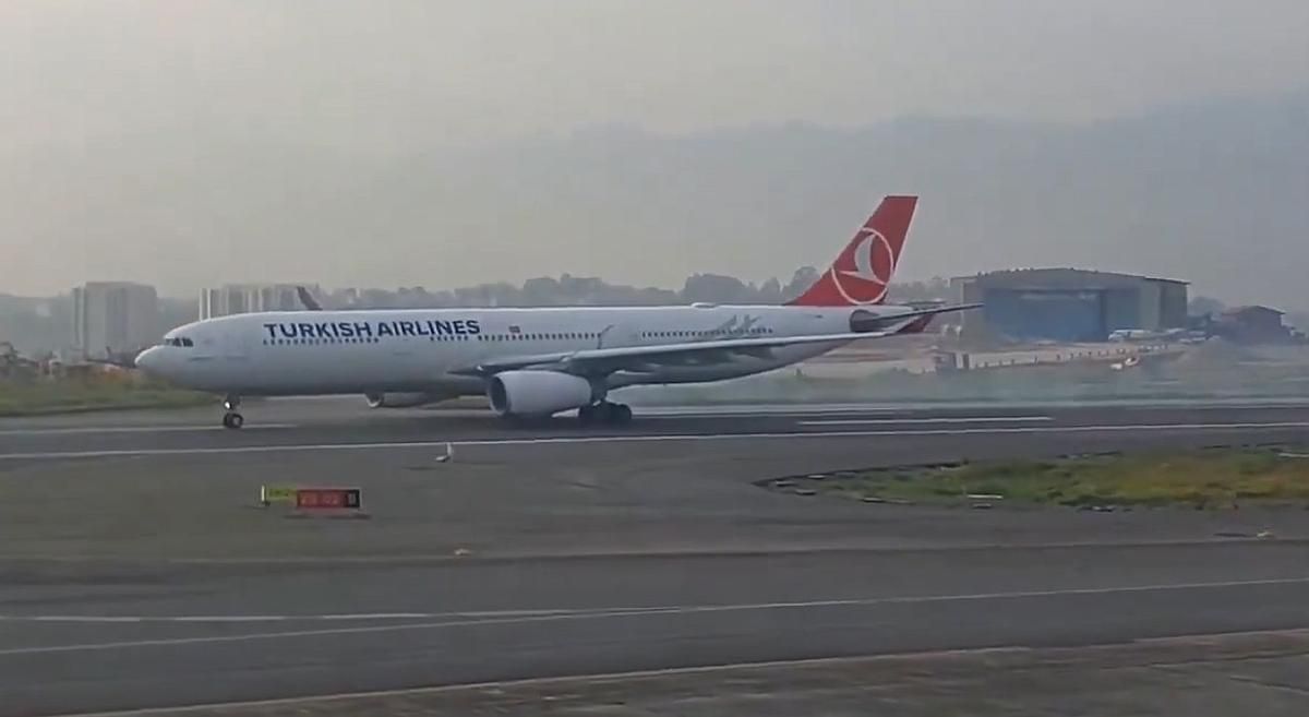 Katmandou : un vol Turkish Airlines prend feu à l'atterrissage