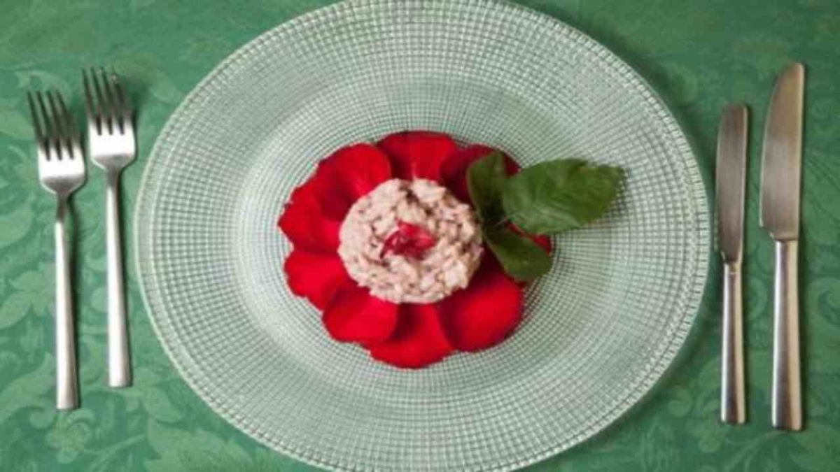 Risotto aux roses