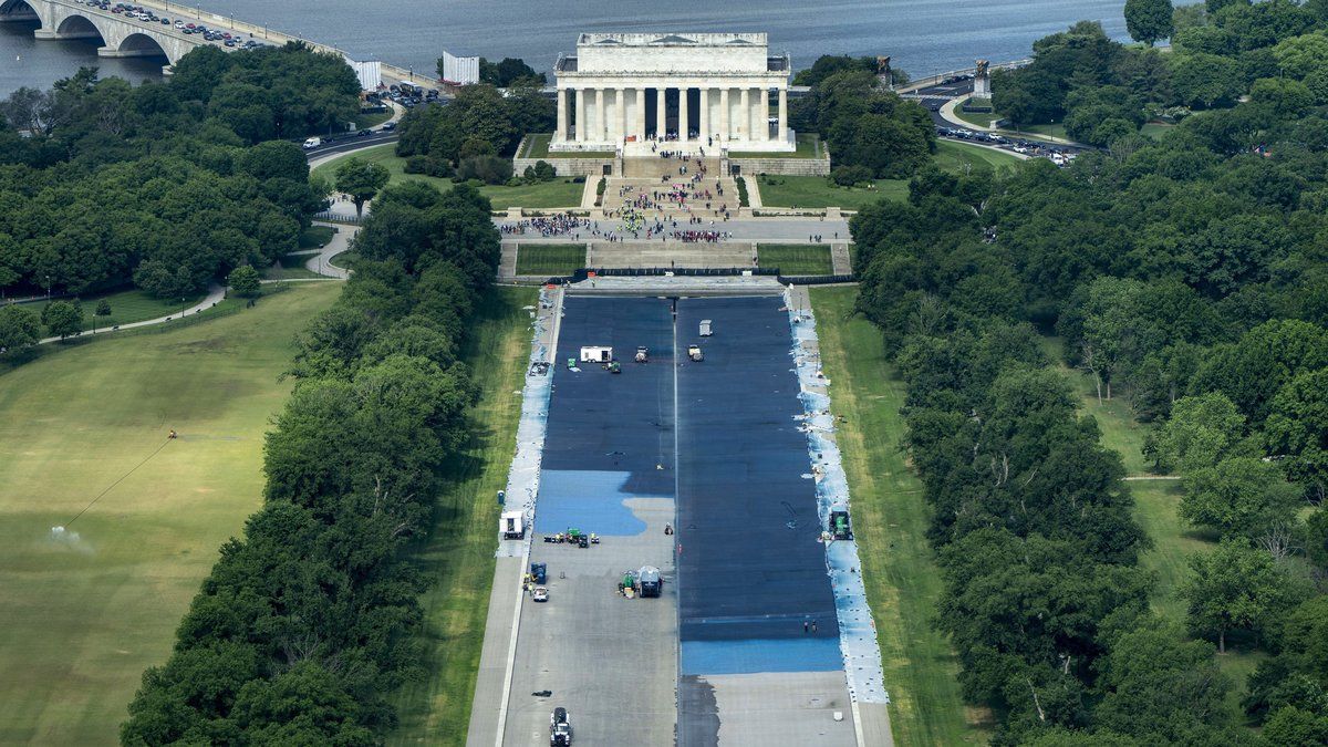 La rénovation du Lincoln Memorial : une couleur controversée au cœur du débat