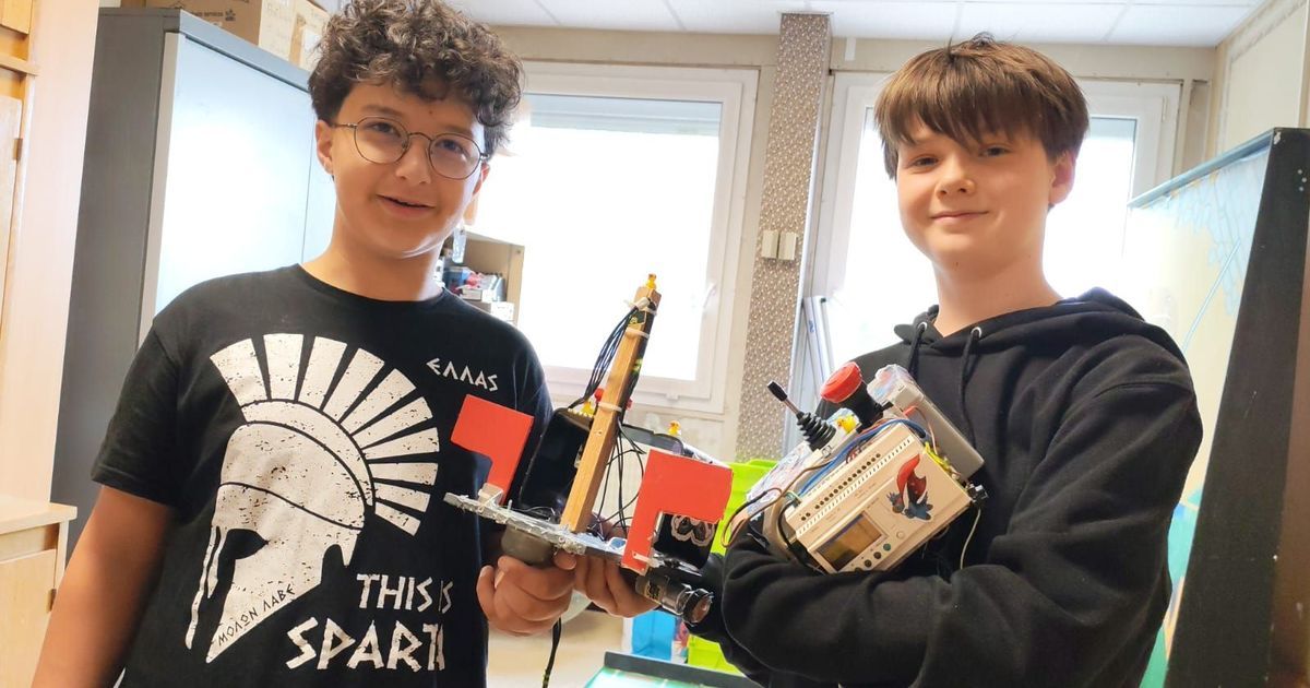 Les collégiens de Dijon brillent à la coupe de France de robotique junior