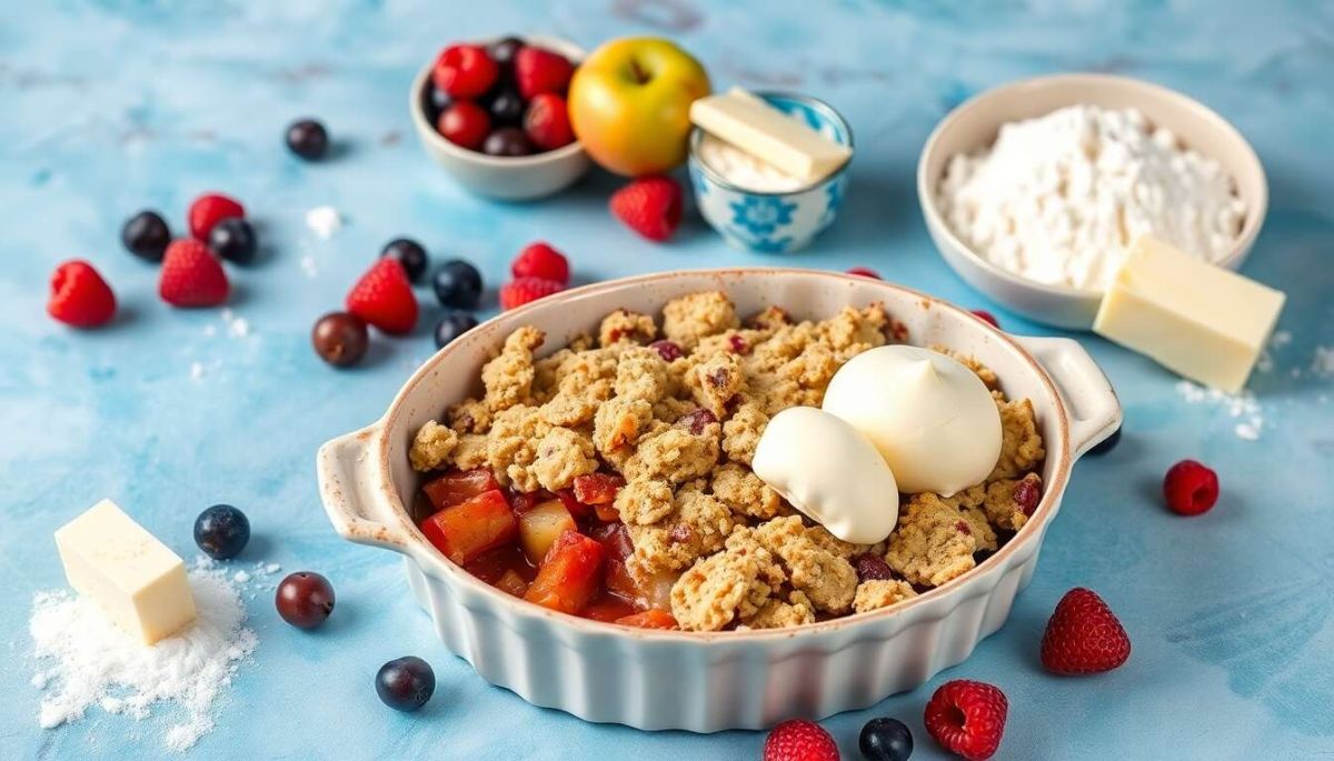 Crumble de pommes et fruits rouges : l'indispensable dessert réconfortant