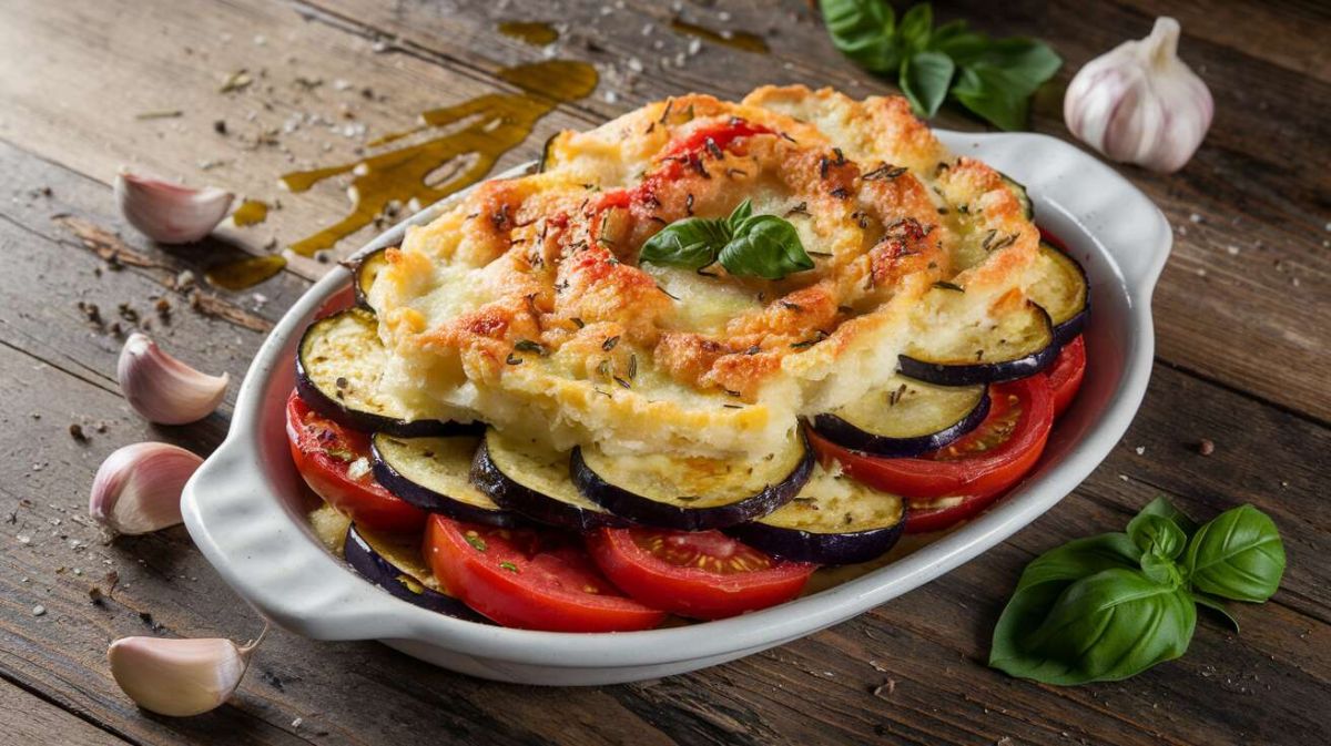 Savoureux gratin d’été : tomates, aubergines et courgettes à la perfection