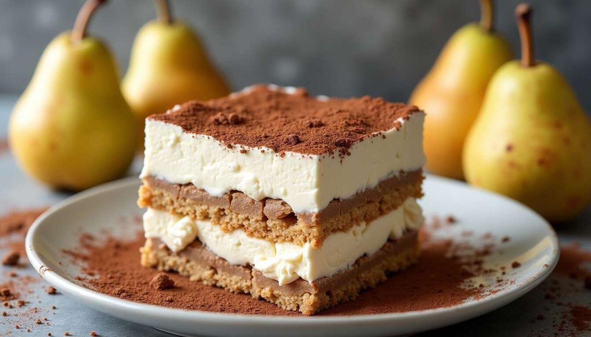 Tiramisu aux poires : une douceur réinventée pour vos papilles