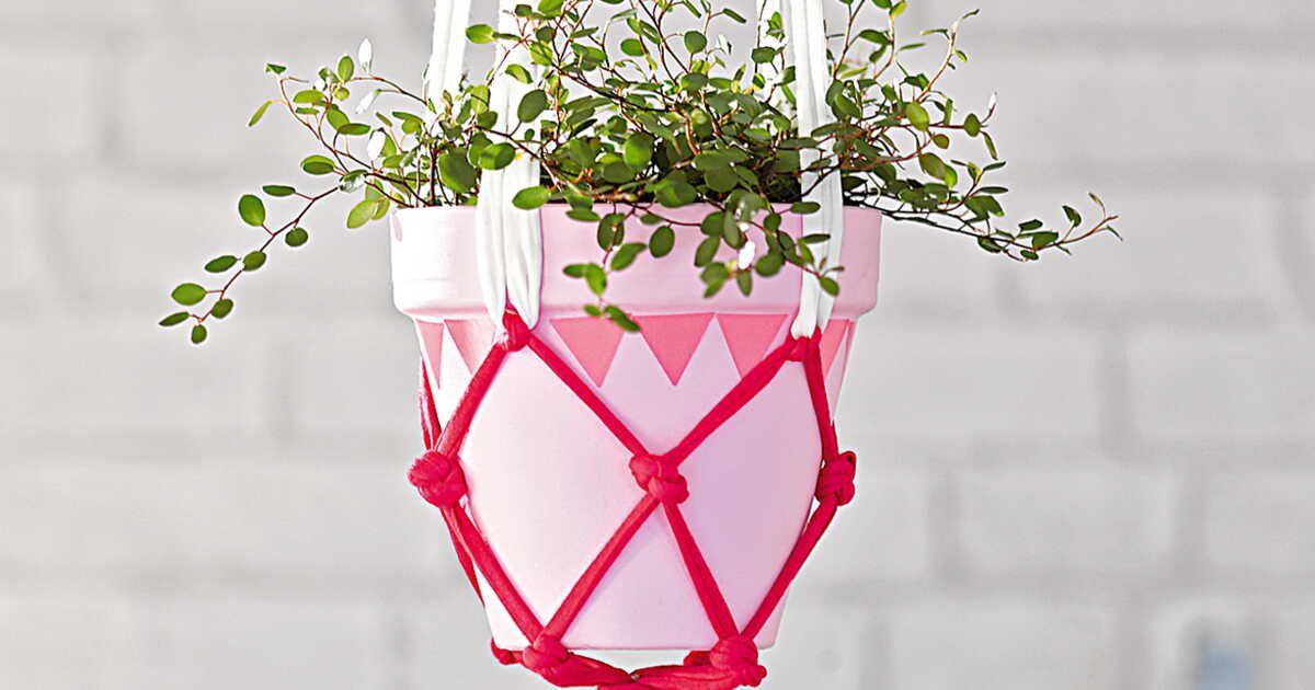Transformez votre jardin suspendu avec du macramé
