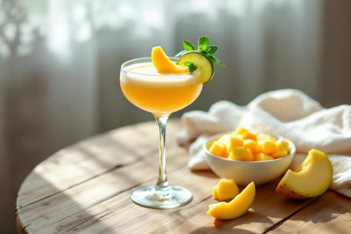 plongée dans l'exotisme avec le cocktail piña melon