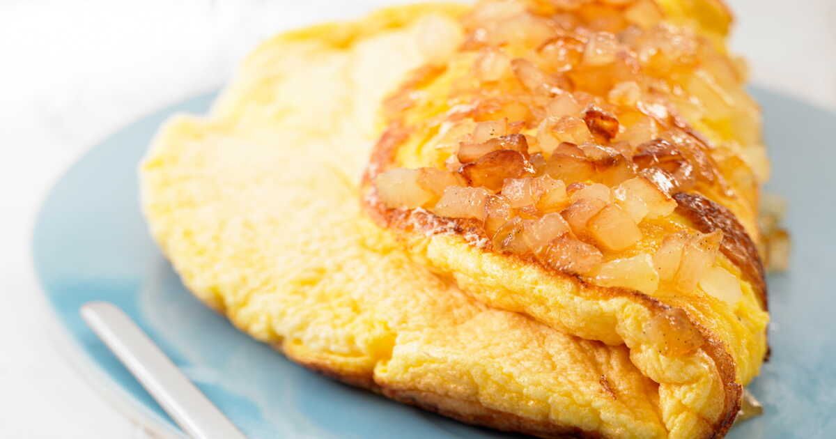Une omelette soufflée aux pommes qui ravira vos papilles