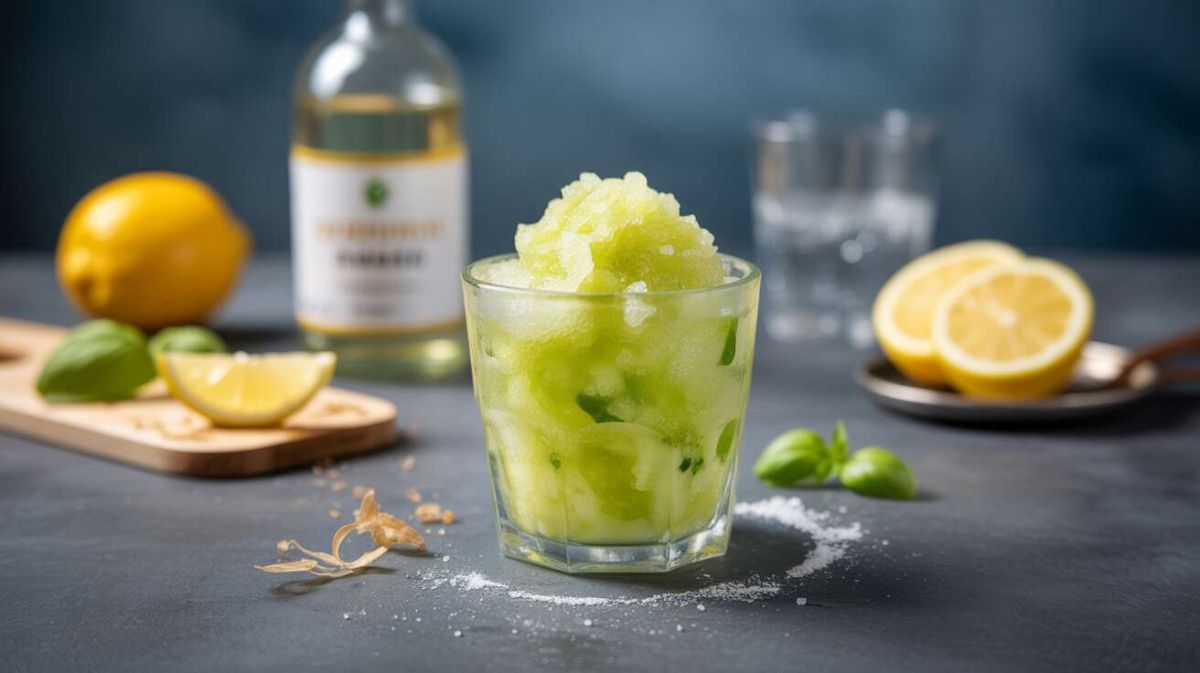 Un granité citron basilic pour une fraîcheur irrésistible