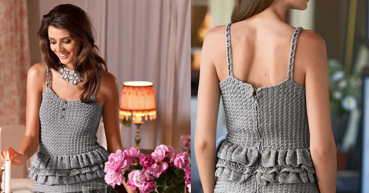 L'art du top gris au crochet : tendance et inspiration