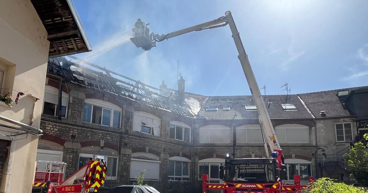 Un incendié ravage une partie du centre-ville de Besançon
