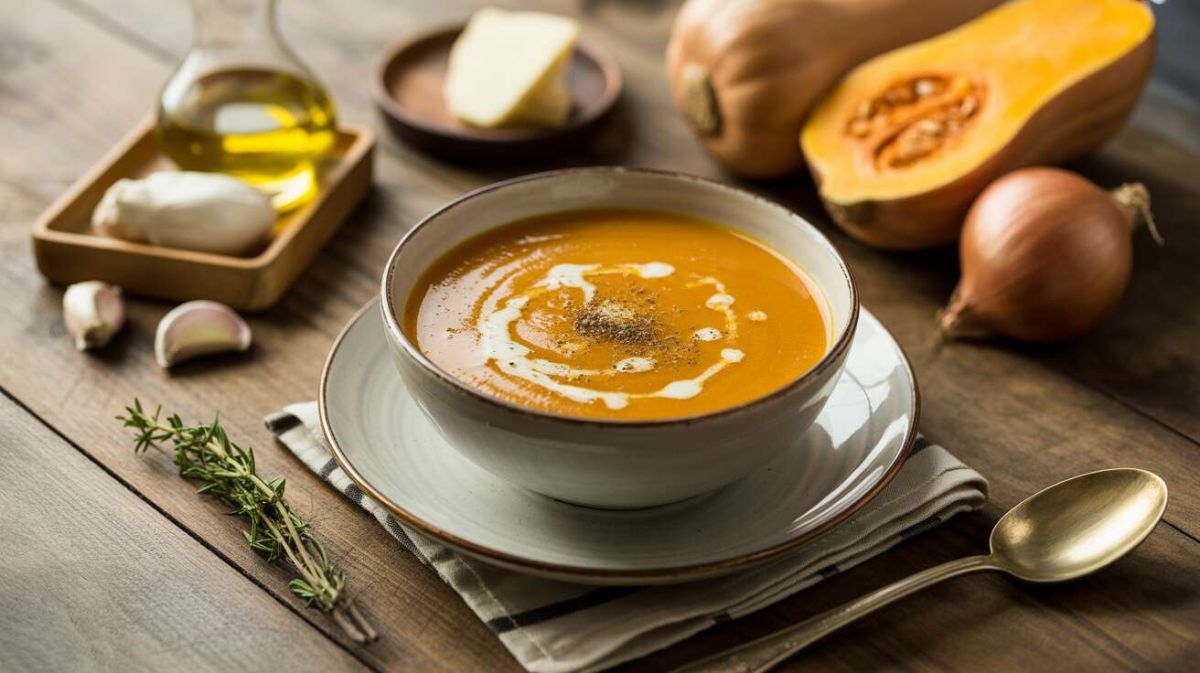Le velouté de courge butternut au fromage : une douceur réconfortante pour l'automne