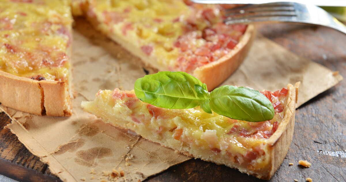 Une quiche au kiri et lardons qui fera l'unanimité à table