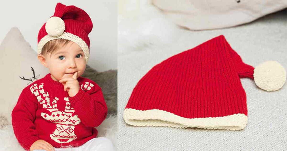 Le bonnet de Noël qui fait craquer les bébés