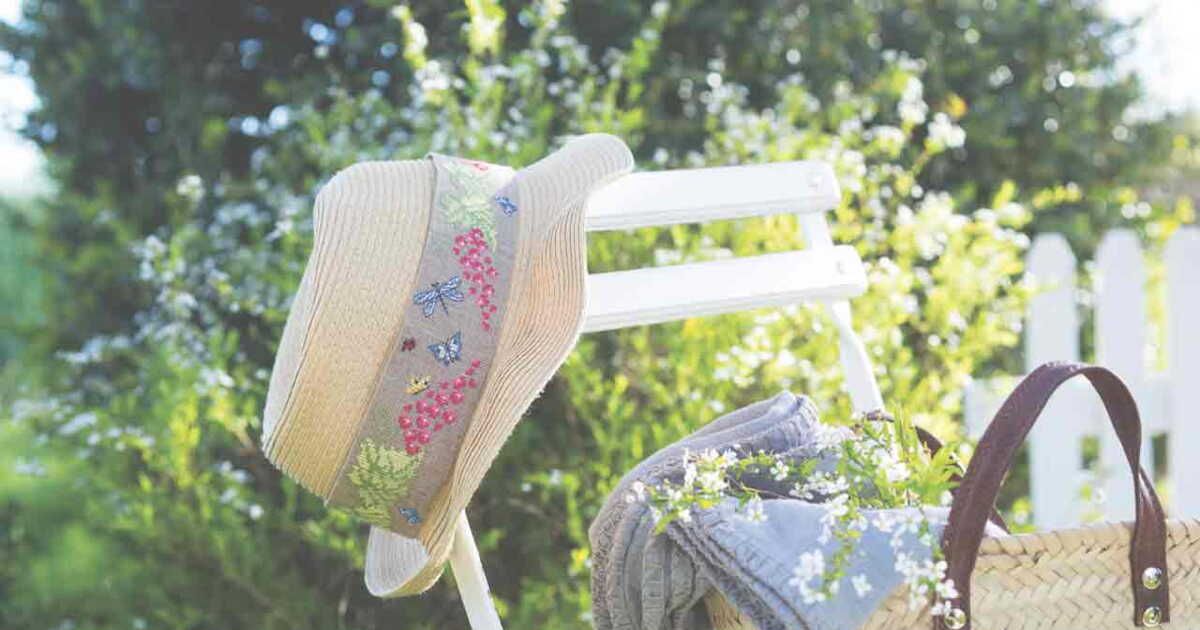 le chapeau brodé : l'accessoire incontournable de l'été