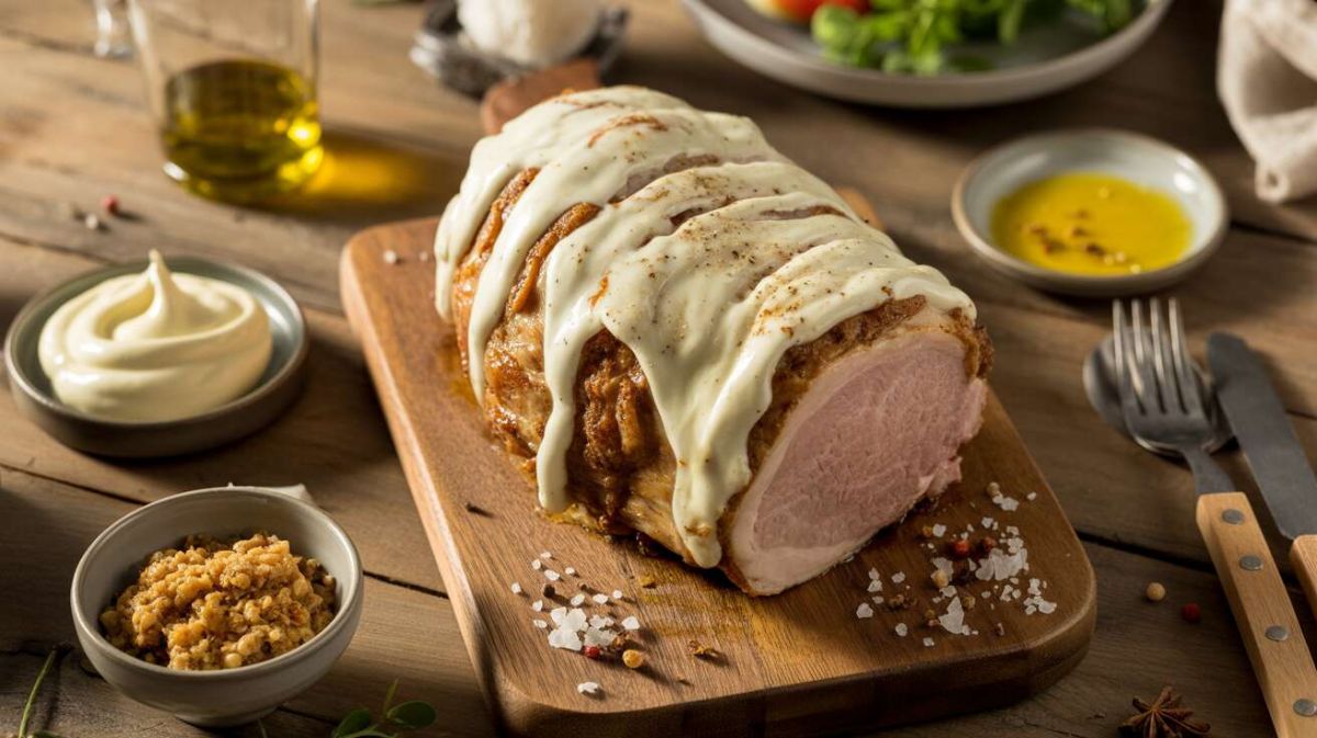 Recette de rôti de porc au Maroilles