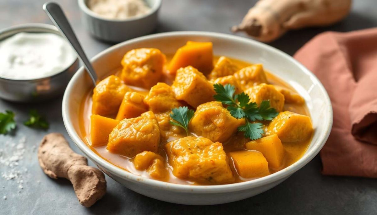 Curry de poulet et butternut au lait de coco : la recette qui fait voyager