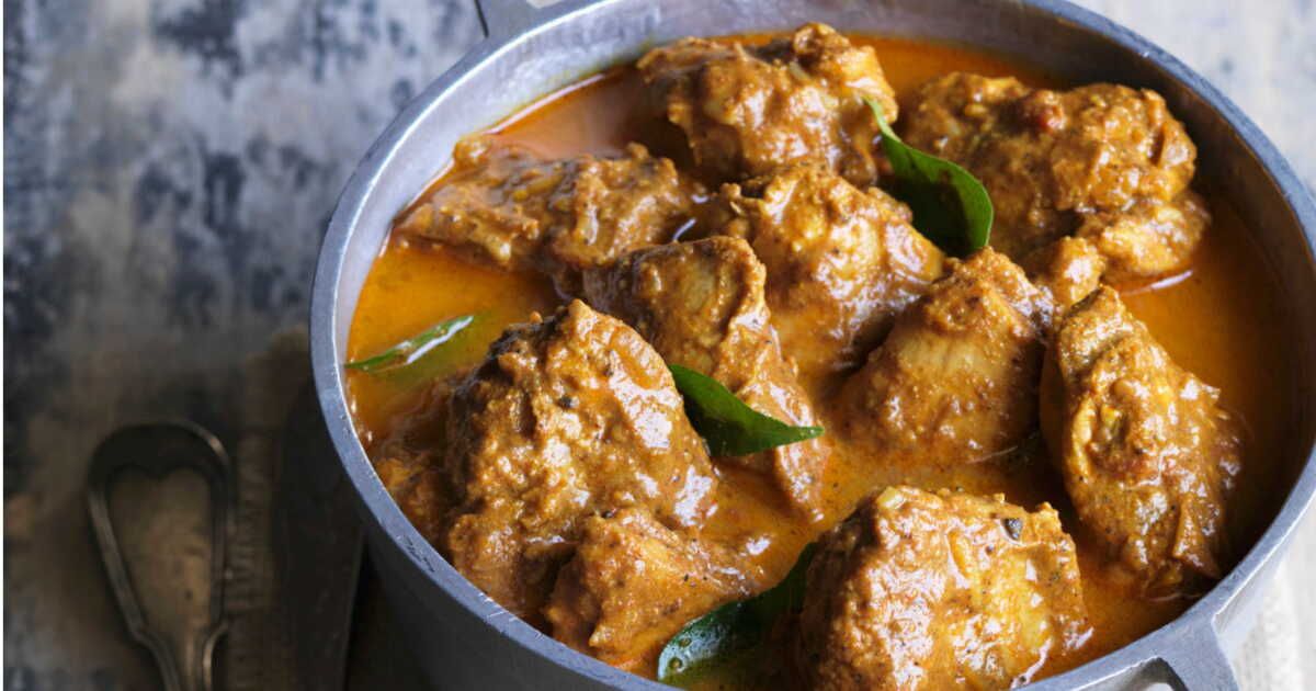 Curry de poulet au lait de coco