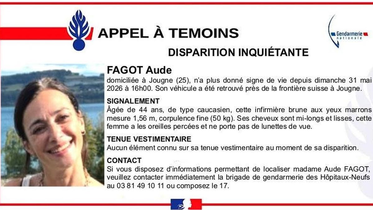 l'appel à la solidarité pour retrouver aude, infirmière disparue depuis une semaine