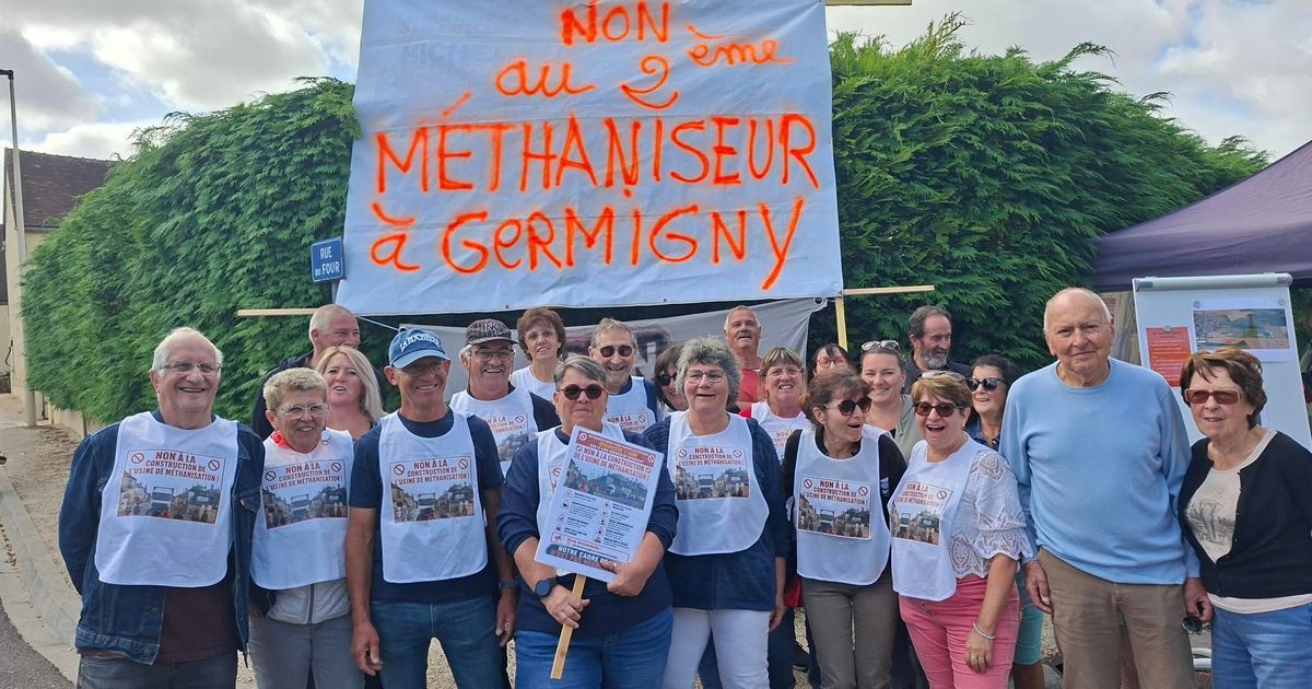 À Germigny, les habitants se mobilisent contre un projet d'usine de méthanisation