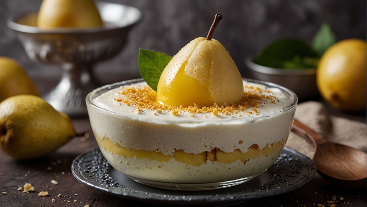 Une mousse de poire délicate pour éclaircir vos desserts