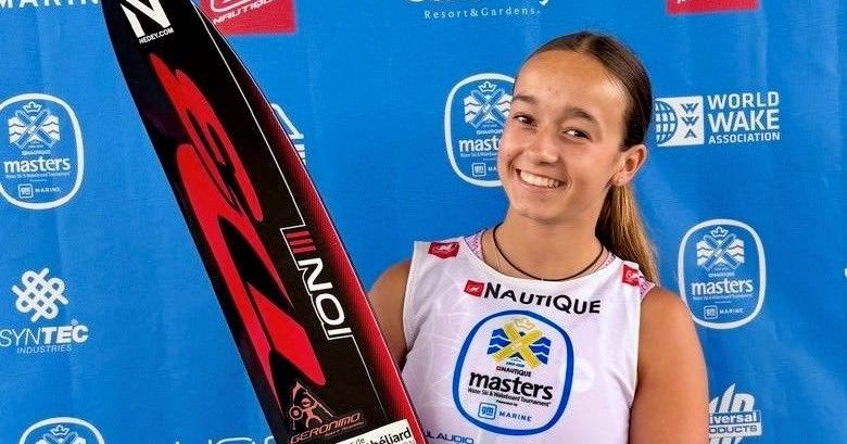 Mélitine Morel, la star montante du ski nautique qui vise l'or mondial
