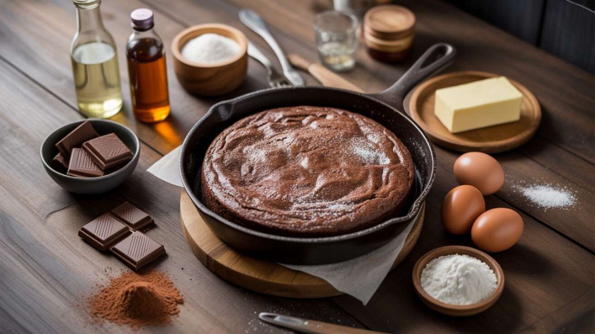 gâteau au chocolat : la recette express à la poêle en 15 minutes