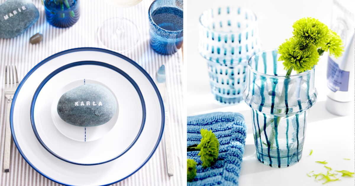 Une déco de table inspirée du bord de mer