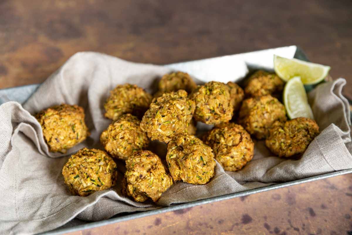 Boulettes de courgettes aux flocons d'avoine