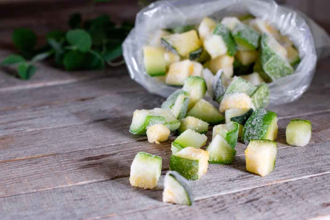 Comment congeler des courgettes ?