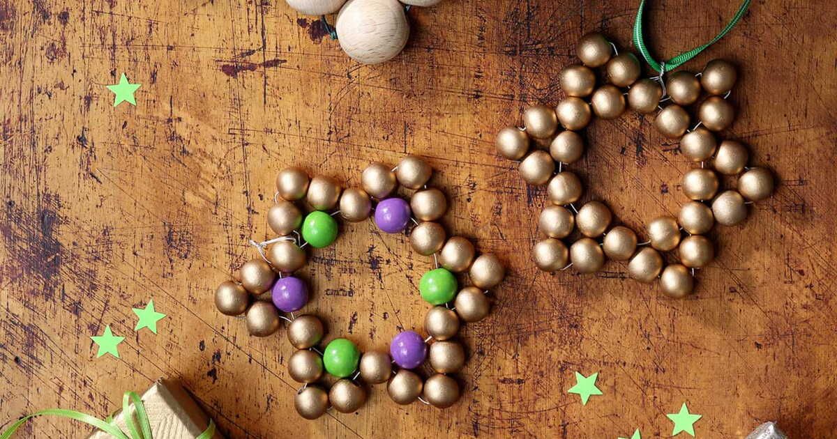 Des dessous-de-plat étoilés pour illuminer votre table de Noël