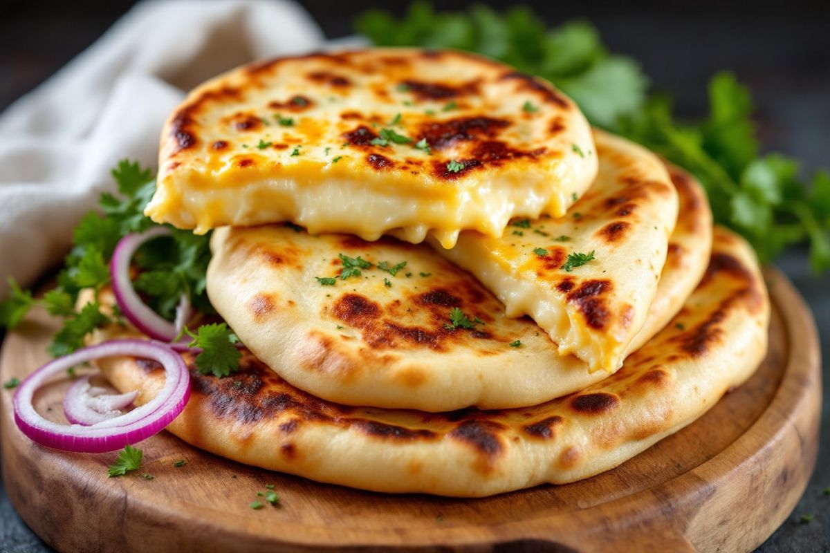 Des cheese naans maison pour des moments de partage inoubliables