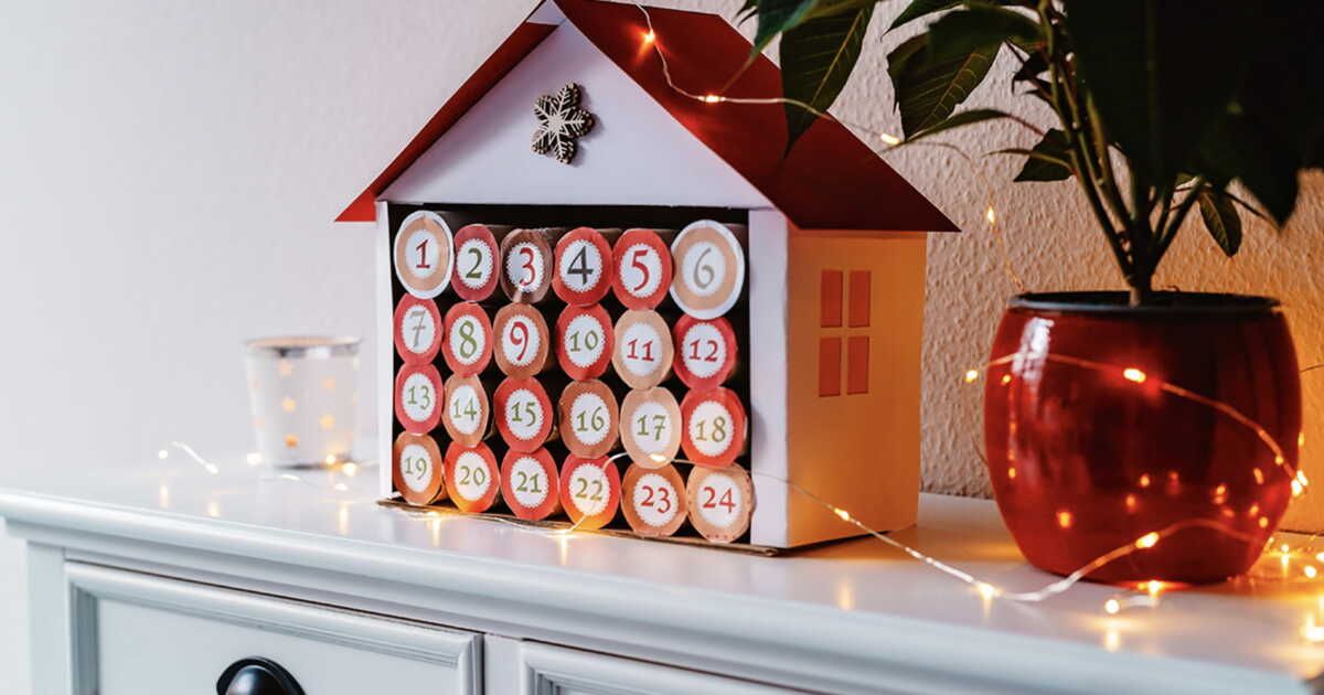 Créez votre calendrier de l'avent écoresponsable avec des rouleaux de papier toilette